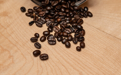 Rohe Kaffeebohnen