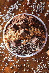 chocolate cake with nuts