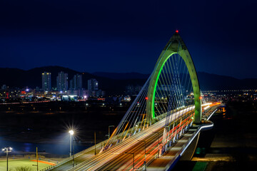 Scenic view of the bridge against sky