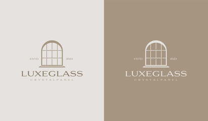 Window Logo. Universal creative premium symbol. Vector sign icon logo template. Vector illustration