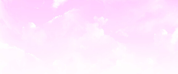 Beautiful white clouds and pink sky. Soft white fog isolated on pink background.