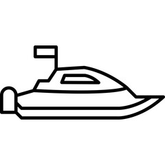 Speed Boat Icon