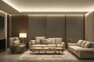 interior design luxury modern house, generative art by A.I