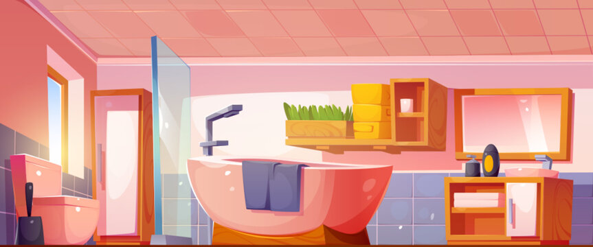 Cartoon Bathroom Images – Browse 82,261 Stock Photos, Vectors, and Video | Adobe Stock