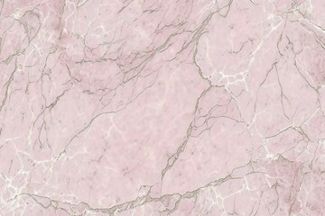 Fototapeta premium Marble pink color with subtle grey veins background (Ai generated)