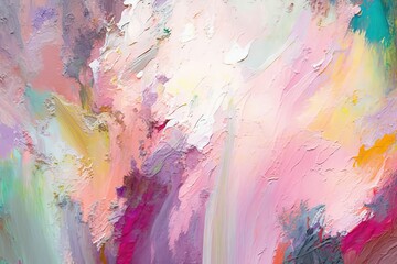 Painting colorful background in pastel color (Ai generated)