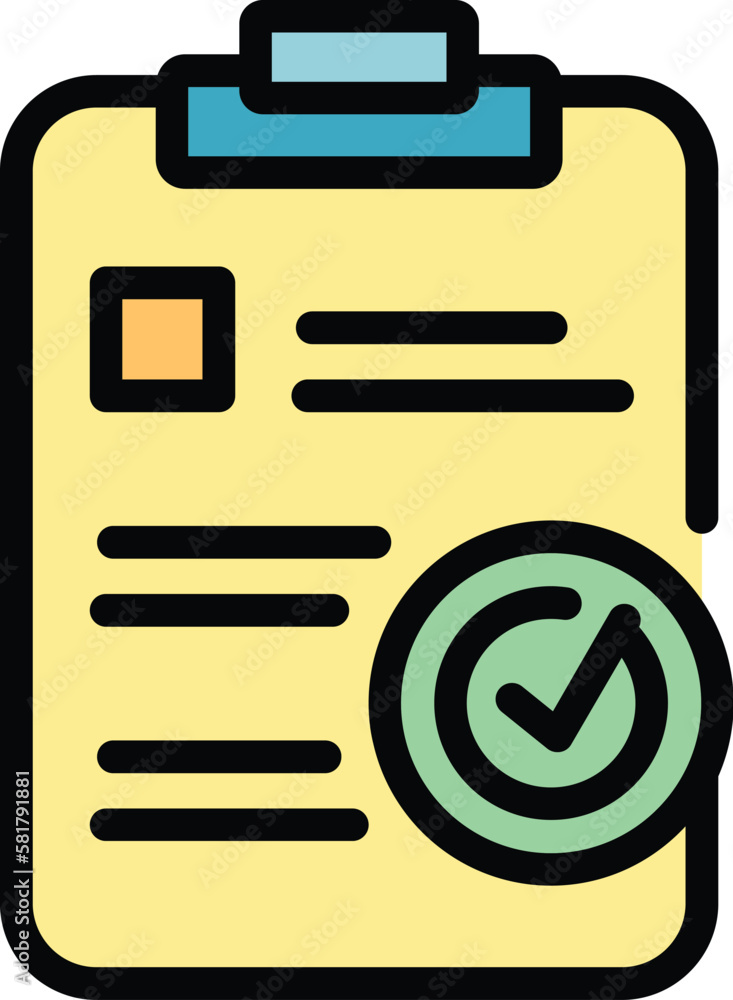 Poster work clipboard icon. outline work clipboard vector icon for web design isolated on white background 