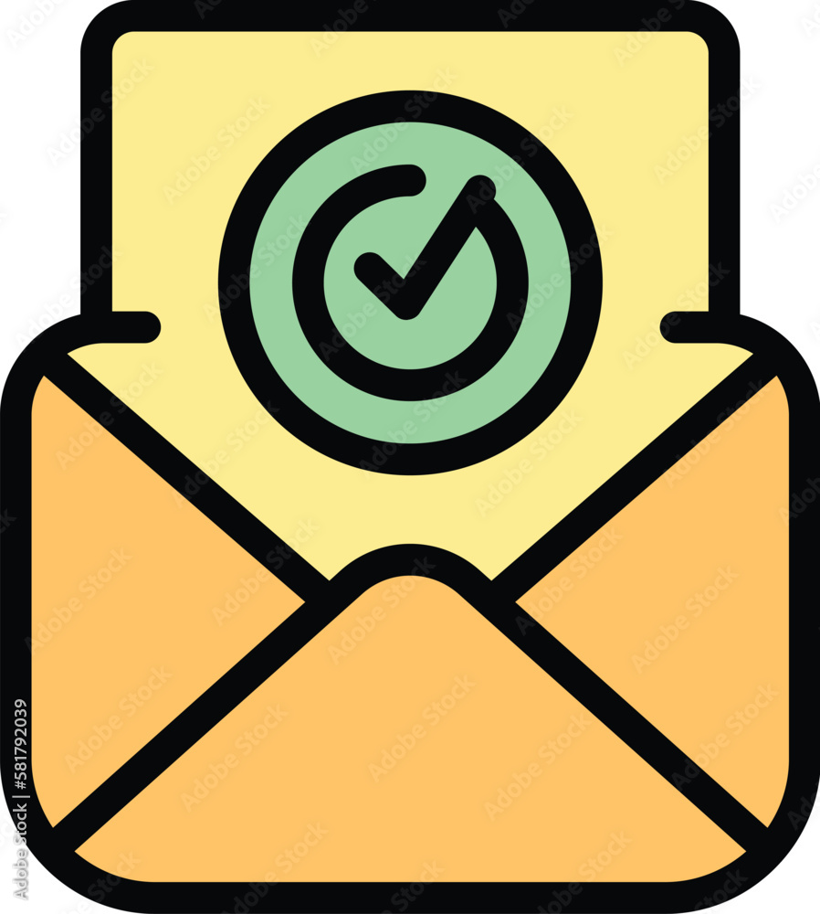 Poster manager email icon. outline manager email vector icon for web design isolated on white background co