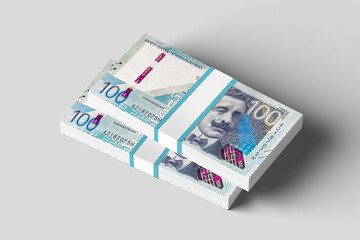 wad of peruvian banknotes, peruvian currency on a white background in high resolution, winner of a raffle