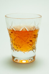 a glass of rum