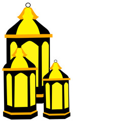 Ramadhan Lanterns illustration