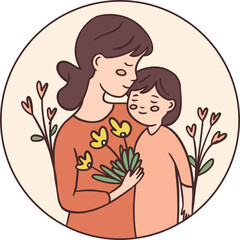 Mother Day Illustration