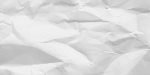 Obraz premium White creased crumpled paper sheet texture can be use as background. Ragged White Paper, white waxed packing paper texture. 