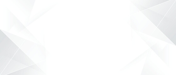 White light geometric texture background abstract design. Template Layout banner, flyer.