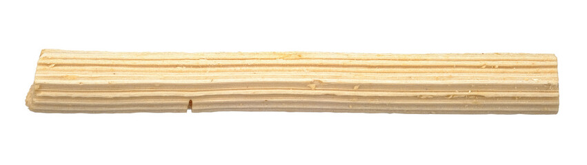 Top view wooden candy stick isolated on transparent background, PNG image
