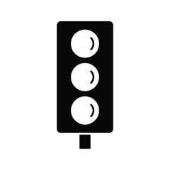 Traffic Light Icon Vector Design Template on white background