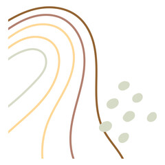 Bohemian Line Corner Shape