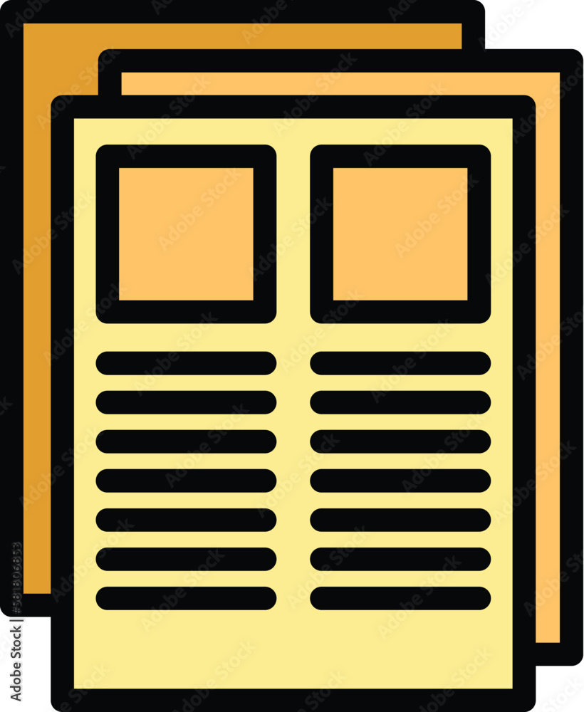 Poster engineering information icon. outline engineering information vector icon for web design isolated on