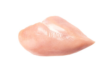 Raw chicken meat isolated on white background. transparent background