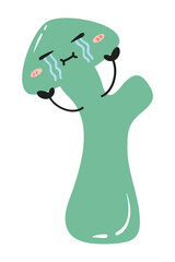 Arrows Cartoon with funny emotions vector cartoon characters Illustration isolated on a white background.