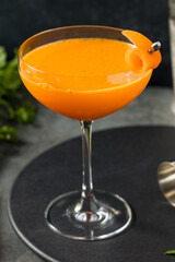 Boozy Healthy Carrot Bourbon Cocktail