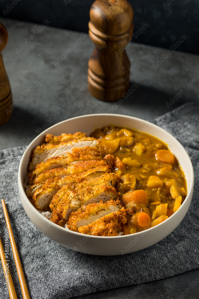 Sticker japanese chicken katsu curry stew