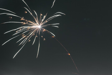 fireworks in the sky