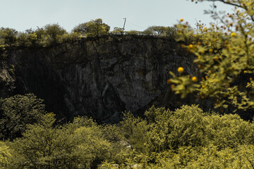 a rock in the mountains cordoba argentina