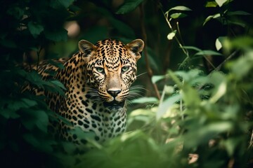 Leopard in the Wild made by generative ai