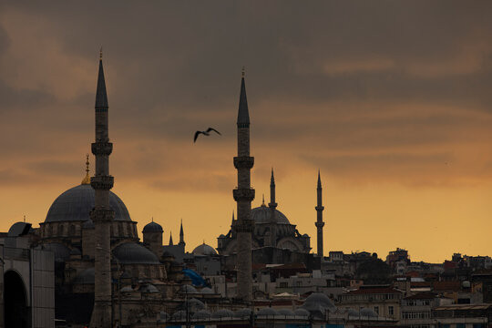 Suleymaniye Mosque Drone Photo, Fatih Istanbul, Turkey

