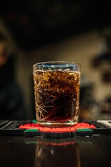 Vertical shot of Americano (cocktail)