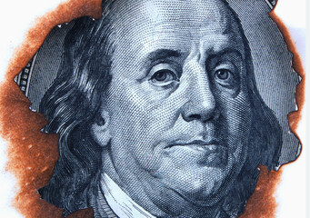 burning dollar bill