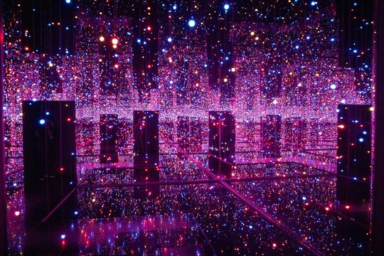 Yayoi Kusama's infinity mirror rooms at the Tate gallery