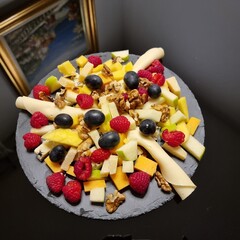 Yummy and colorful food