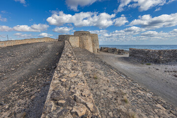 La Hondura lime kilns on the island of Fuerteventura