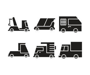 car and transportation icons set