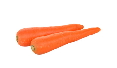 fresh carrots isolated on  transparent png