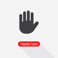 Palm Of Hand, Palm, Hand Icon Vector Illustration Eps10