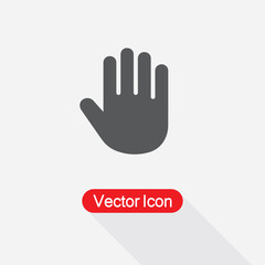 Fototapeta na wymiar Palm Of Hand, Palm, Hand Icon Vector Illustration Eps10