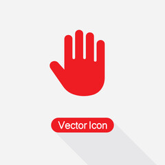 Palm Of Hand, Palm, Hand Icon Vector Illustration Eps10