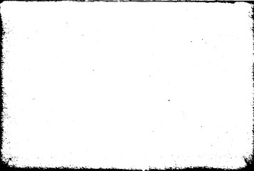 Grunge border texture background. Abstract frame overlay. PNG graphic illustration with transparent background.