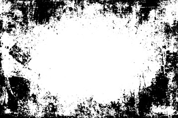 Rustic grunge texture with grain and stains. Abstract noise background. PNG graphic illustration with transparent background.