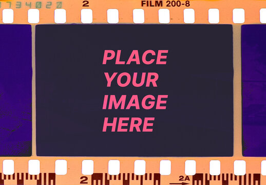 35mm Film Full Frame Scan Mockup