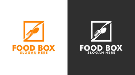Food logo design template vector, Cafe or restaurant emblem