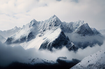 landscape in the winter