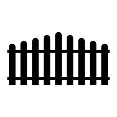 fence icon vector logo template