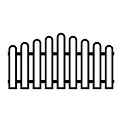fence icon vector logo template