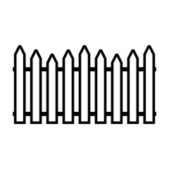 fence icon vector logo template