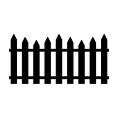fence icon vector logo template