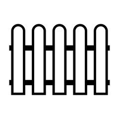 fence icon vector logo template